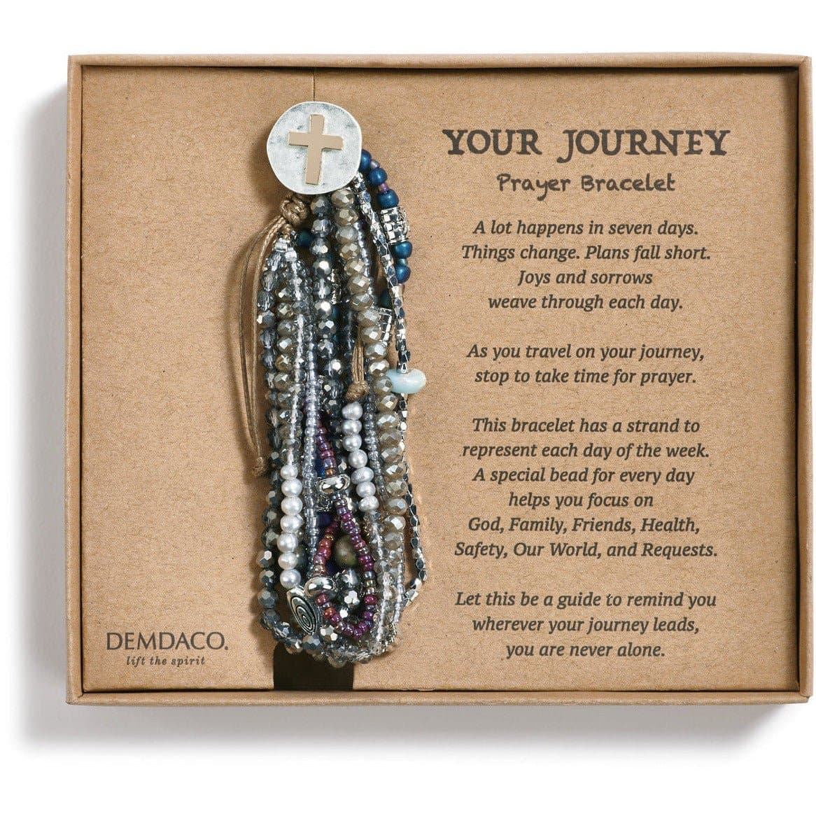 Gray Prayer Bracelet - HER Home Design Boutique